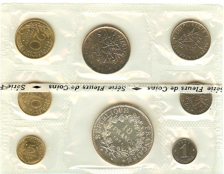 Boîte Fleurs de Coin(FDC)1971